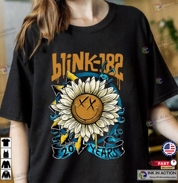 Blink182 The World Tour 2023, 20th Anniversary Tour Graphic Tee