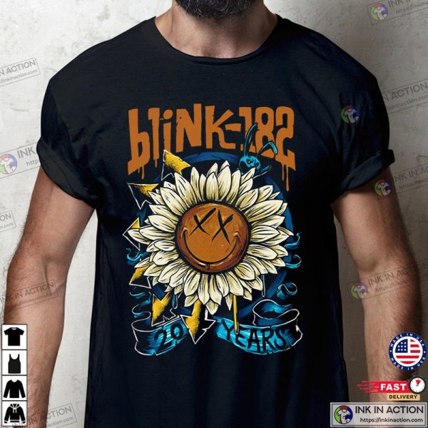 Blink182 The World Tour 2023, 20th Anniversary Tour Graphic Tee