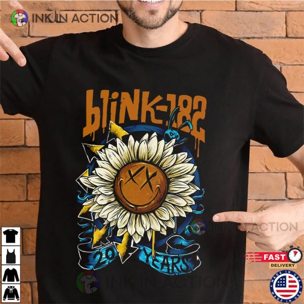 Blink182 The World Tour 2023, 20th Anniversary Tour Graphic Tee