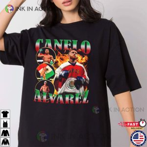 Canelo Alvarez 90s Vintage Bootleg Tee, Boxing Shirt