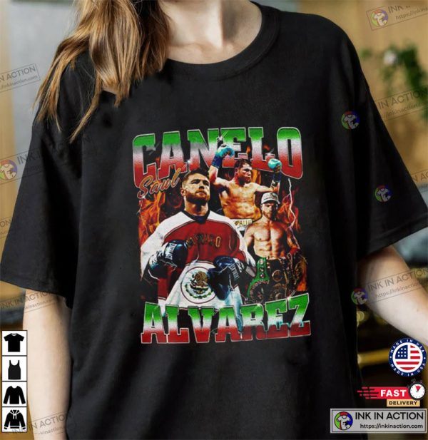 Canelo Alvarez Boxing Classic 90s Unisex Vintage T-Shirt