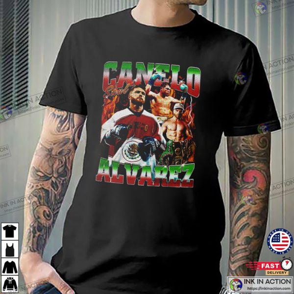 Canelo Alvarez Boxing Classic 90s Unisex Vintage T-Shirt