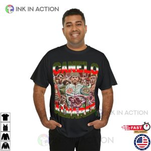 Canelo Alvarez Classic 90s Graphic Tee Boxing Shirt 2 Ink In Action