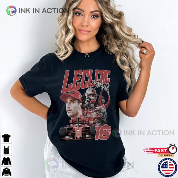 Charles Leclerc F1, Charles Leclerc 16 Racing Shirt