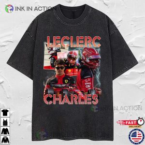 Charles Leclerc Vintage T-Shirt, Charles Leclerc F1 Fans Gift