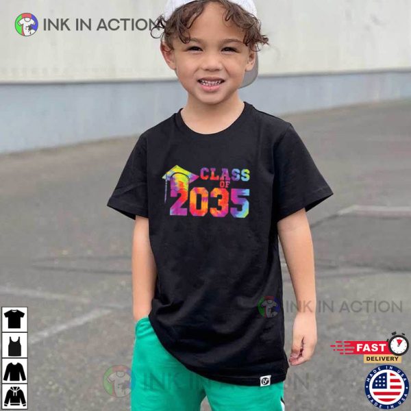 Class Of 2035 Kindergarten Grow With Me T-Shirt