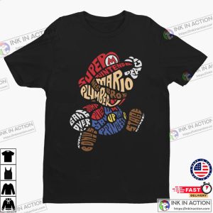 Classic 90s Video Game Super Mario T Shirt