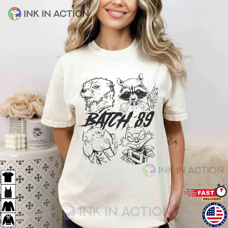 Guardians Of The Galaxy Batch 89 Rocket Team Shirt - Ink In Action