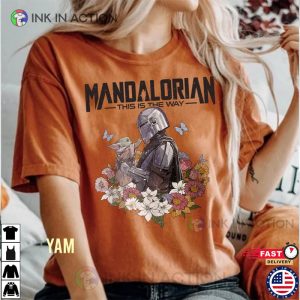 Comfort Colors Mandalorian Grogu Shirt Star Wars This Is The Way 1 Ink In Action