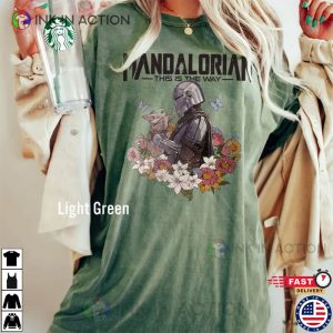 Comfort Colors Mandalorian Grogu Shirt, Star Wars This Is The Way