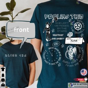 Custom Blink 182 Concert Shirt Blink 182 Lyric Shirt 2 Ink In Action