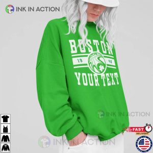 Custom boston celtics basketball Shirt personalized basketball Shirt 2 Ink In Action