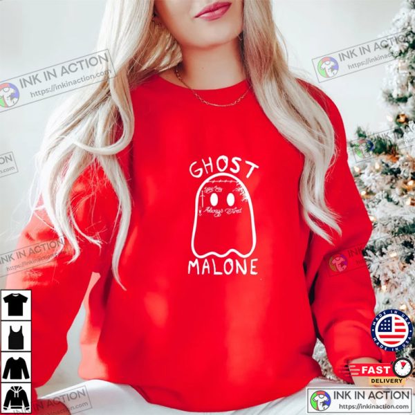 Cute Ghost Post Malone T-shirt