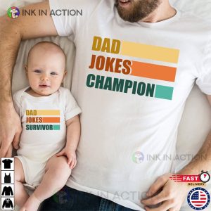 Dad And Son Matching Shirt, Great Dad Jokes