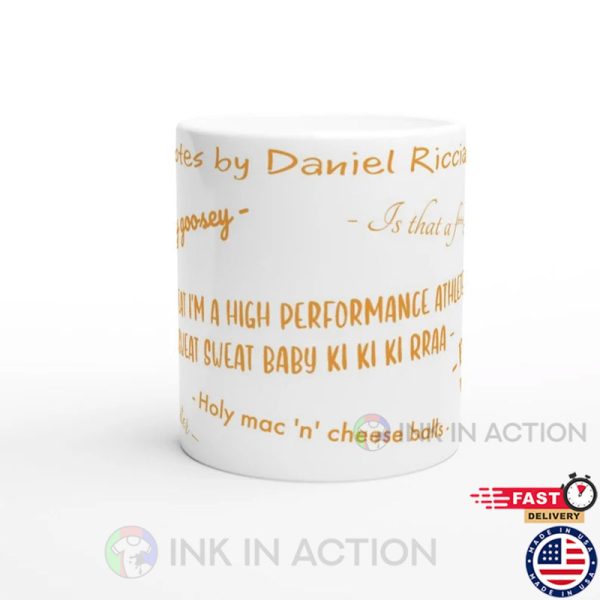 Daniel Ricciardo F1 Quotes Mug