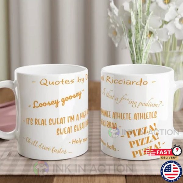 Daniel Ricciardo F1 Quotes Mug