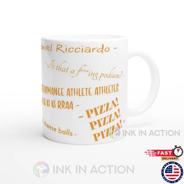 Daniel Ricciardo F1 Quotes Mug