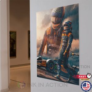 Daniel Ricciardo Formula 1 Wall Art Daniel Ricciardo F1 Poster 2 Ink In Action