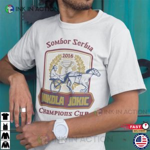 Denver Nuggets Nikola Jokic Horse Racing Shirt 2 Ink In Action