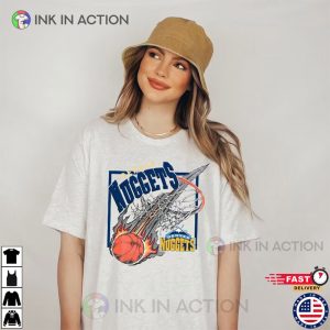 Denver Nuggets Vintage 90s Shirt, Denver Basketball