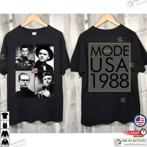 Depeche Mode USA Tour 1988 Limited Edition 2 Sides Shirt 2 Ink In Action