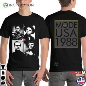 Depeche Mode USA Tour 1988 Limited Edition 2 Sides Shirt Ink In Action