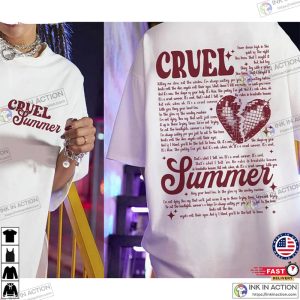 Devils Roll The Dice Taylor Lover Album cruel summer taylor swift 2 Sides Shirt 2 Ink In Action