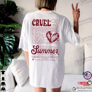 Devils Roll The Dice Taylor Lover Album cruel summer taylor swift 2 Sides Shirt 3 Ink In Action