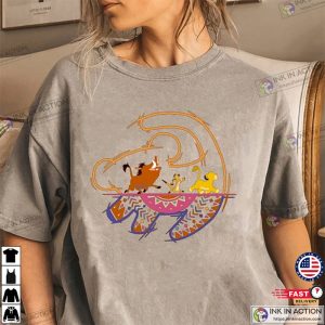Disney Lion King young simba and Friends Comfort Colors Shirt 4 Ink In Action