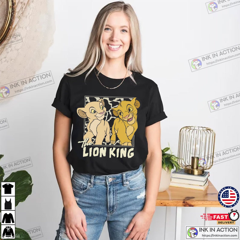 Junior's Lion King Simba and Nala Valentine Feel the Love T-Shirt