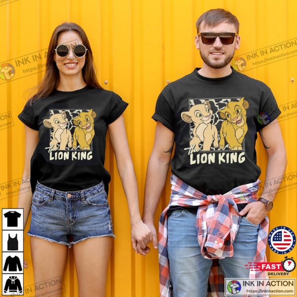 Disney Simba And Nala Lion King Magic Kingdom Unisex T-shirt