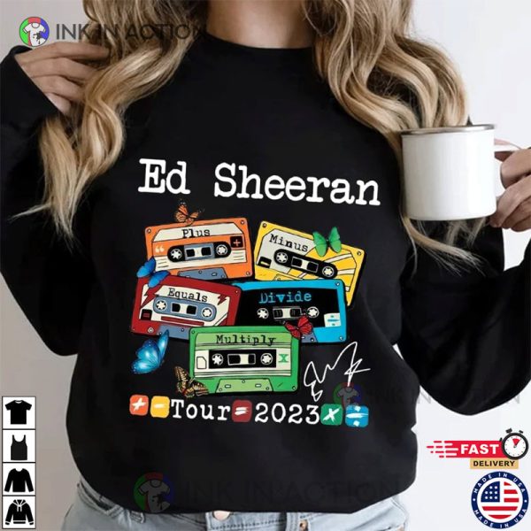 Ed Sheeran Cassettes Shirt, Bad Habits Ed Sheeran