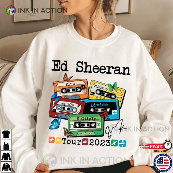 Ed Sheeran Cassettes Shirt, Bad Habits Ed Sheeran