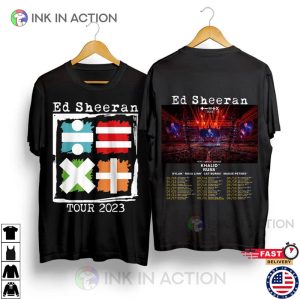 Ed Sheeran Mathematics Tour 2023 T-Shirt, Classic Country Music