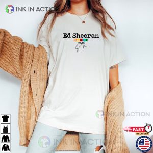 Ed Sheeran Mathematics tour 2023 T shirt 1 Ink In Action