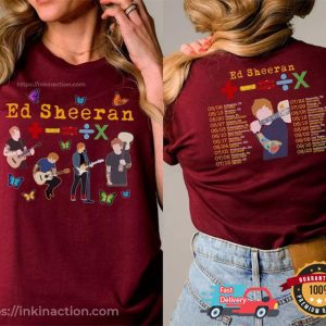 Ed Sheeran Tour 2023 Bad Habit Shirt 2023 Music Tour 2 Ink In Action