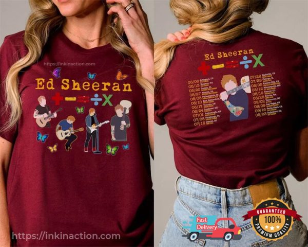 Ed Sheeran Tour 2023 Bad Habit Shirt,  2023 Music Tour