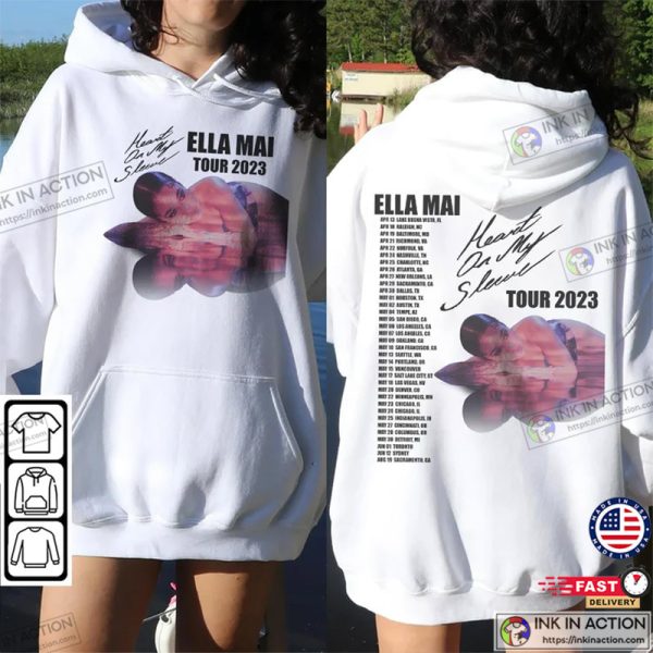 Ella Mai Heart On My Sleeve Ella Mai Concert Shirt