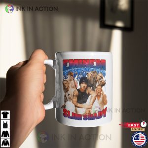 Eminem Mug Eminem Gift Slim Shady Fan Vintage Eminem Graphic Mug 1 Ink In Action