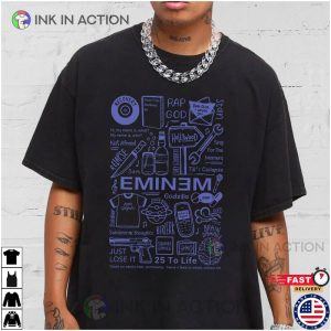 Eminem Music Tour Album Merch 1 Ink In Action