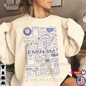 Eminem Music Tour Album Merch 4 Ink In Action