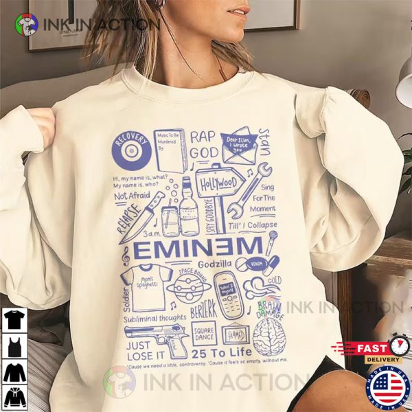 Eminem Music Tour Album Merch