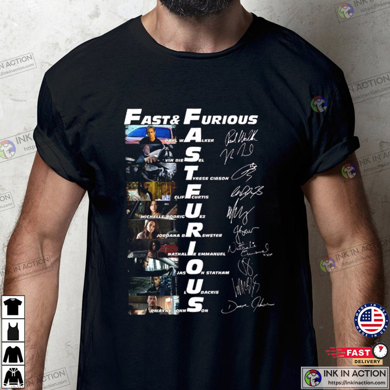 Fast And Furious Anniversary T-Shirt, Fast & Furious Movie - Print your  thoughts. Tell your stories.