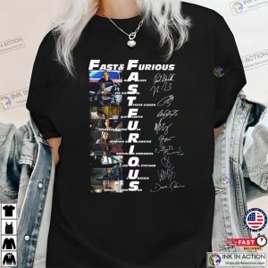 Fast And Furious Anniversary Shirt fast furious movie 2 Ink In Action 1