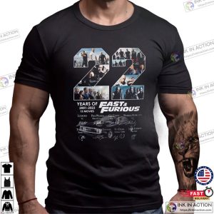 Fast And Furious Anniversary Shirt fast furious movie 3 Ink In Action