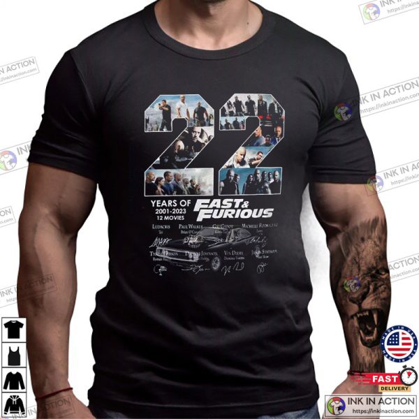 Fast And Furious Anniversary Shirt, Fast & Furious Movie