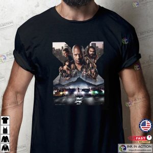 Fast And Furious New Poster Movie Vintage T Shirt fast and furious x 4 Ink In Action