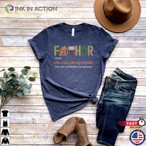 Fathor Superhero Shirt Gift For Father 1 Ink In Action