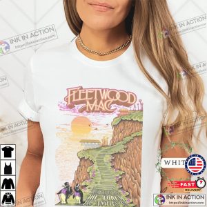 Fleetwood Mac Graphic Tee Fleetwood Mac Rock Band Shirt 2 Ink In Action