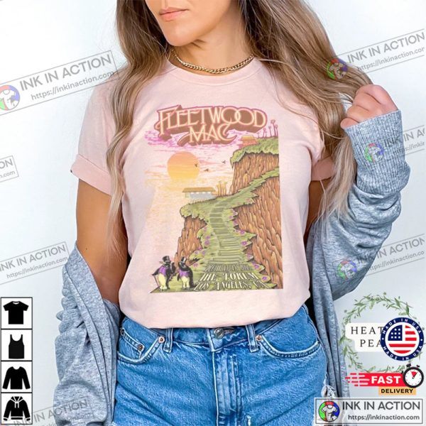 Fleetwood Mac Graphic Tee, Fleetwood Mac Rock Band Shirt